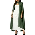 thumbnail image 2 of Hvyesh Chiffon Shawl Women Hooded Cloak Medieval Renaissance Fantasy Cape, 2 of 10