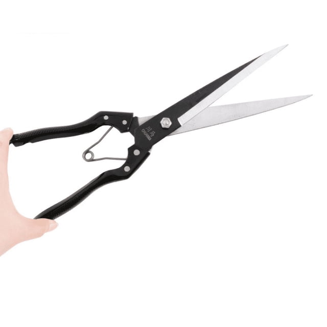 Tijeras manuales de acero inoxidable para esquilar ovejas, tijeras multifuncionales para esquilar lana, tijeras para recortar con resorte