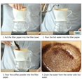 thumbnail image 2 of Segarty Pour Over Coffee Maker, White Ceramic Coffee Dripper Single Cup, Drip Coffee Maker Slow Bre, 2 of 8