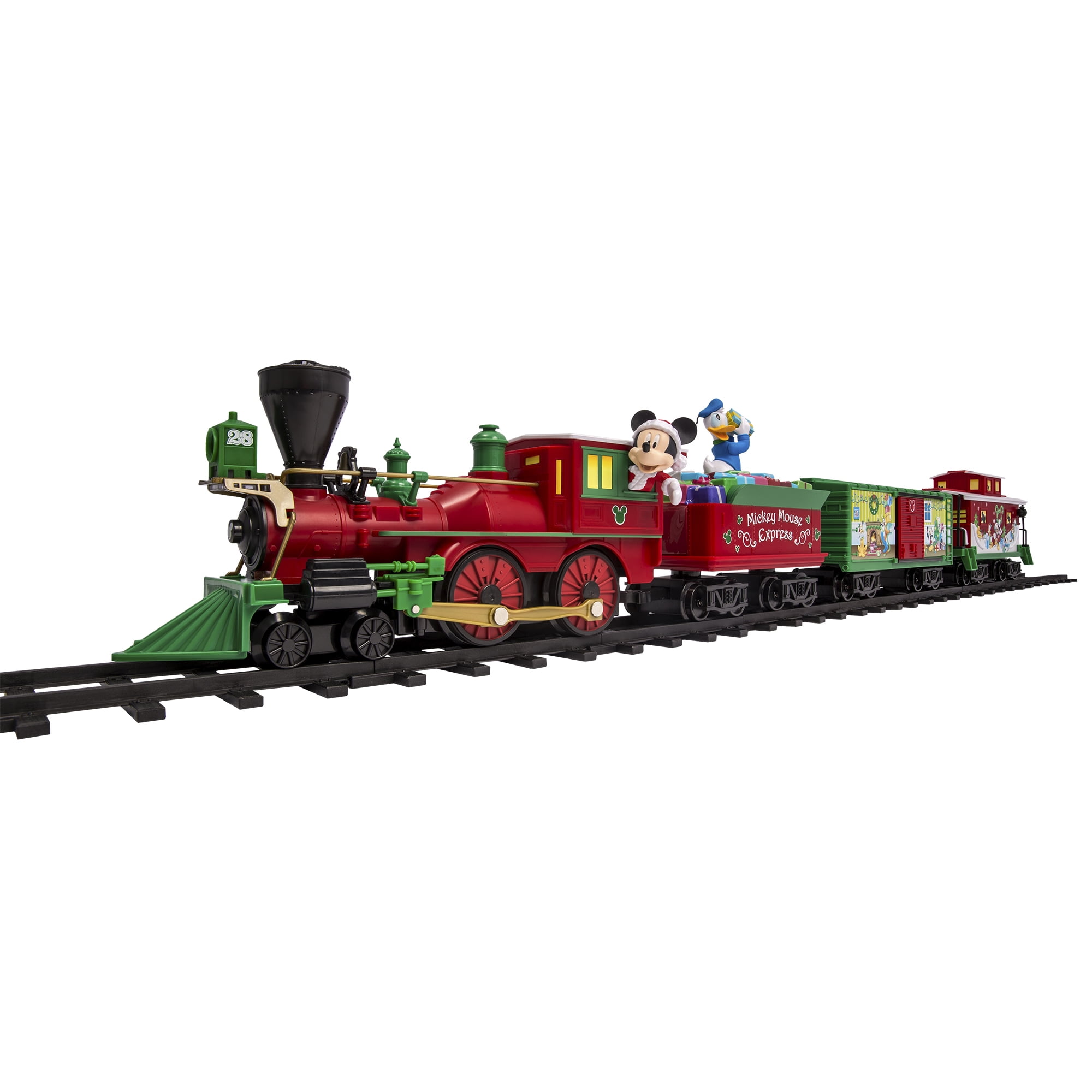 Vermelden Grillig schokkend Lionel Large Scale Seasonal Disney Mickey Mouse Express with Remote Battery  Powered Model Train Set - Walmart.com