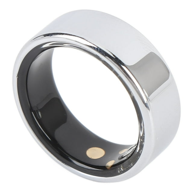 Bague Intelligente Podomètre, Bague Intelligente en Acier Inoxydable pour Usage Quotidien 7,8,9,10,11,12,13