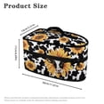 thumbnail image 6 of HELLHERO Cow and Sunflower Pattern Portable Steamer Travel Organizer (11.8x6.69x5.5 In) Polyester, Case Only, 6 of 6