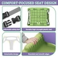 thumbnail image 5 of G TALECO GEAR 2 in 1 Jumpers and Bouncers, Swing Sets for Backyard, Foldable Toddler Swing with Soft Cushion, Purple, 5 of 9