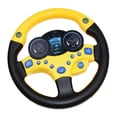 thumbnail image 2 of Volante de simulación, con luz y música, varios sonidos de conducción, juguetes educativos de desarrollo musical para bebés y , regalos de cumple , Amarillo Baoblaze Juguete del volante, 2 of 5