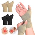 thumbnail image 2 of Compression Therapy Gloves Gel Filled Thumb Hand Wrist Support Arthritis Compression Gloves, 2 of 5