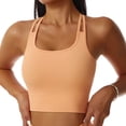 thumbnail image 2 of Sujetador deportivo ACTIVE de entrenamiento Camisetas sin Mangas Yoga Criss Cross Back Elástico cuello cuadrado, 2 of 5
