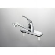 Home Plus Traditional One Handle Kitchen Faucet, Chrome