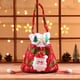 thumbnail image 1 of Christmas Santa Snowman Decorative Gift Bag For Candy Stocking Filler, 1 of 3