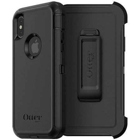 OtterBox Defender Serie Case & Holster for iPhone Xs & iPhone X - Non-Retail Packaging - Black