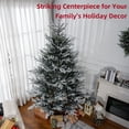 thumbnail image 3 of Árbol de Navidad HOMCOM de pino de 7.5 pies con 1218 ramas, verde, 3 of 9