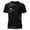 Black, variant on Bbyeadc Soccer Jersey for Men Women, Durable Easy-Care Sports Shirt, Multi-Use Casual Top Viewing Everyday Wear,Vermilion (L)