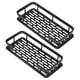 thumbnail image 5 of Organizador de baño de aluminio rectangular de doble capa, fácil de instalar, de color negro, eficiente y ahorrador de espacio, 5 of 8
