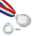 thumbnail image 4 of Uxcell Blank Award Medals, 10 Pack Silver Award Medals with Ribbon, Make Your Medals Kit, 4 of 7
