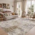 thumbnail image 3 of UERMEI 10'x12' Large Area Rugs for Living Room, Washable Non-slip Soft Indoor Modern Abstract Rug for Bedroom Dining Room Office Home Decor Carpet, Brown, 3 of 10