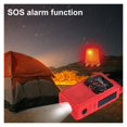 thumbnail image 5 of Radio d'Urgence Portable FM AM SOS Éclairage LED Récepteur Radio Solaire à Manivelle pour Camping, Facile à Utiliser, 5 of 5