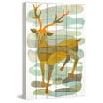 thumbnail image 3 of Marmont Hill "Stag" by Yolanta Gawlik Painting Print on White Wood, 3 of 5