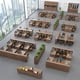 thumbnail image 2 of Executive Motion Office Desk Modern Vanity Corner Office Desk Study Writing Escritorio Oficina Office Desk Furniture MZ50OD My Lux Decor Round, 2 of 10