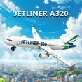 thumbnail image 2 of Airplane A320 Plane Building Toys Sets City Airplane Airliner Building Blocks Gifts for Adults (129pcs), 2 of 6