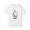 thumbnail image 2 of Unisex Garment-Dyed T-shirt Merry Christmas Cake Stars, 2 of 4