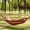 Red, variant on Outdoor Swing Hammock Canvas, Portable Lightweight Leisure Swing, Heavy-Duty Safety Straps, Breathable Comfort Support, Backyard Balcony Camping Travel Relaxation Red
