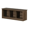 thumbnail image 2 of South Shore Fernley Bench with storage, in Natural Walnut, 2 of 12