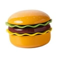 thumbnail image 3 of Hamburguesa Cerámica Cineros de vajilla Plaza de hamburguesa apilable Juego de tazón de sopa Sopa de tazón para ahorrar platos decorativos para, 3 of 9