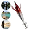 thumbnail image 4 of Camarón Sepia Cebo Duro Pulpo Señuelos Jigging Cebos Luminoso Horizontal, 4 of 9