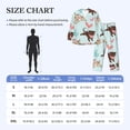 thumbnail image 4 of Gaeub Cute Pug Dogs Mens Pajamas Set Mens Sleepwear with Long Sleeve Top & Bottoms PJs-Medium, 4 of 7