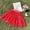 Red, variant on Amzcrzy Tutu for Toddler Girls Eye-Catching Elastic Waistband Puffy Tulle Skirt Irregular Sequin Starfish Print Sparkly Mesh Skirt for Dance Daily Wear