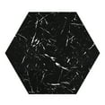 thumbnail image 5 of Weston Home Declan Faux Marble Coffee Table, Black, Hexagon, 5 of 6