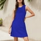 thumbnail image 1 of WILLBEST Vestidos Casuales Para Mujer Vestido De Verano De Color Liso Para Playa, Elegante, Flotante, De Longitud Media, Con Cuello Redondo Y Sin Mangas, 1 of 3