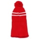 thumbnail image 4 of Gorro de invierno Salvador mujer pompón rojo, 4 of 10
