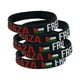 thumbnail image 1 of Libertad y Patriotismo Pulsera de Silicona Brazalete Bandera Significativo Pulsera de Silicona Decoración del Hogar 5pc, 1 of 5