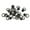 Black, variant on Yunhgft 20pcs Boot Lace Hooks Lace Fitting with Rivets for Camp/Leather Shoes Repair - Black