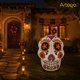 thumbnail image 5 of Inflable de Halloween Catrina Calavera Día de Muertos Artego con led 1.4m, 5 of 8