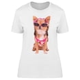 thumbnail image 1 of Chihuahua Is Ready To Swim T-Shirt Women -Image by Shutterstock, Female Medium, 1 of 2