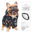 thumbnail image 3 of Balery Cute ghost in the flowers Sudadera con Capucha para Perros Pequeños – Ropa para Mascotas, Disfraz para Perros y Gatos, Ideal para Fiestas y Cosplay-Large, 3 of 7