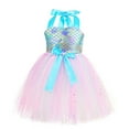 thumbnail image 3 of TAIAOJING Toddler Girls Sleeveless Spaghetti Dress Dance Party Princess Dresses Beach Casual Birthday Boho Sundress Headband Set Fashionable 5-6Y, 3 of 4
