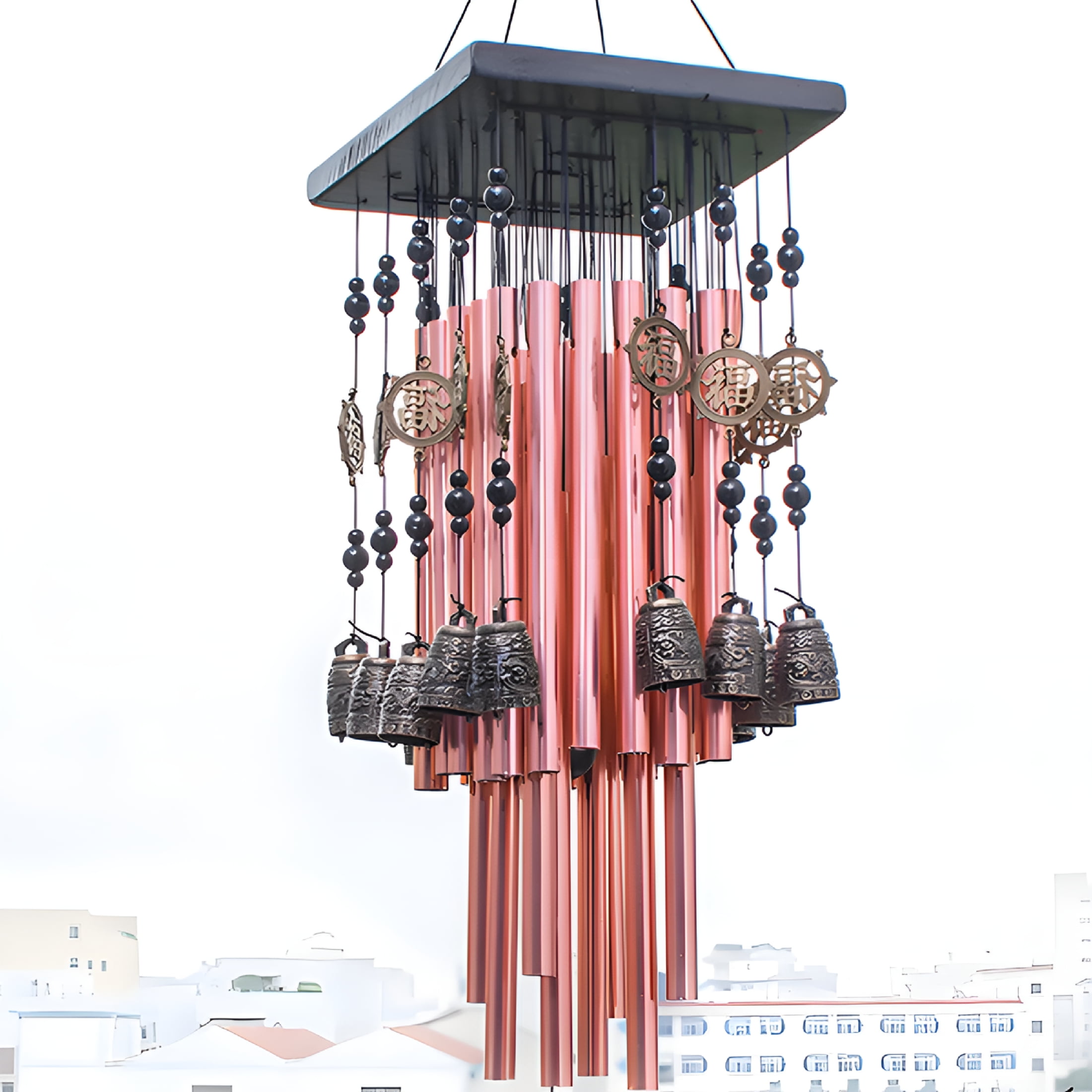 Hibibud Wind Chimes, Elegant Wind Chimes for Outside, Unique Wind Chime for Home Décor, Thoughtful Sympathy Wind Chimes for Remembrance