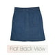 Lexi Women's Super Comfy Perfect Fit Stretch Denim Skirt - Walmart.com