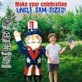 thumbnail image 2 of Fun Express Uncle Sam Inflatable Independence Day Decoration, Over 5 Feet Tall, 2 of 6