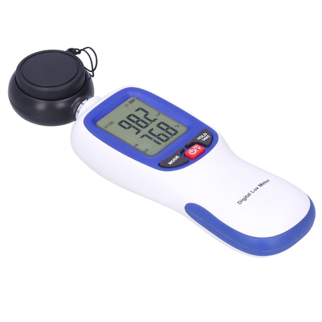 Luxómetro, Funciones De Almacenamiento De Datos Automáticos Y Manuales 0-200000 Lx Luxómetro Digital Apagado Automático Para Medir La Iluminancia Y La Temperatura Actuales