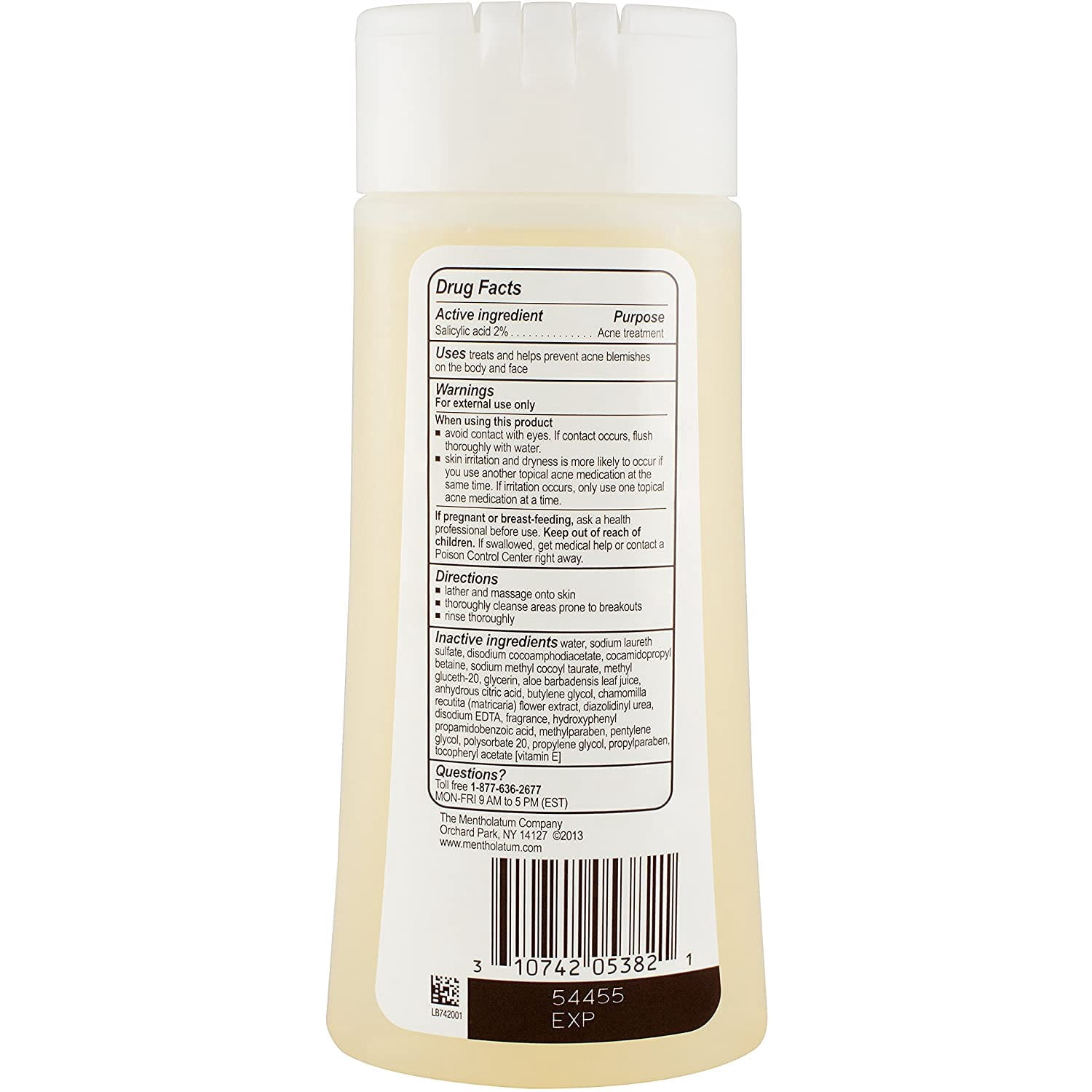 pHisoderm Anti-Blemish Body Wash 10 oz (Pack of 7)