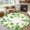 Multicolor, variant on Rectangle Area Rugs 2 x 3 Ft, Green Botanical Non-Slip Residential Carpet, Spring Ivy Ferns Leaves Plants Indoor Crawling Mats Runner Rugs for Living Room/Dining Room/Bedroom