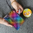 thumbnail image 2 of 1 Pce Porte-Monnaie à Paillettes Coloré Mode Mini Sac Cosmétique Élégant Portefeuille, 2 of 7