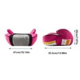 thumbnail image 2 of No Lock Catch Single Backless Booster Car Seat Lightweight Machine Washable Covers Backless Booster Seat Lightweight, 2 of 3
