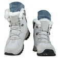 thumbnail image 3 of CAICJ98 Winter Boots Women Mid Calf Warm Lining Boots Waterproof Outdoor Shoes Non-Slip Women Snow Boots (White,Size 7), 3 of 9