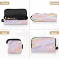 thumbnail image 5 of Hair Tool Organizer Bag with Heat Resistant Mat Removable Travel Storage Case for Hot Air Brushes Curling Irons Rainbow Stars and Cloud Pattern, 5 of 8