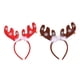 thumbnail image 2 of Naiovety Rojo caqui Navidad banda para el cabello astas diadema muñeco de nieve alce decoración adultos niños Navidad Año Nuevo vellón aro Kits de decoración para fiestas Caqui Naiovety HA069504-02, 2 of 6