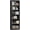 3-Black, variant on FANRAL 75" Open Bookshelf, 24" Wide 6 Tier Storage Organizer with Adjustable Shelving, Freestanding Anti-Tipping Display Shelf for Home Office Study,Black Bookcase